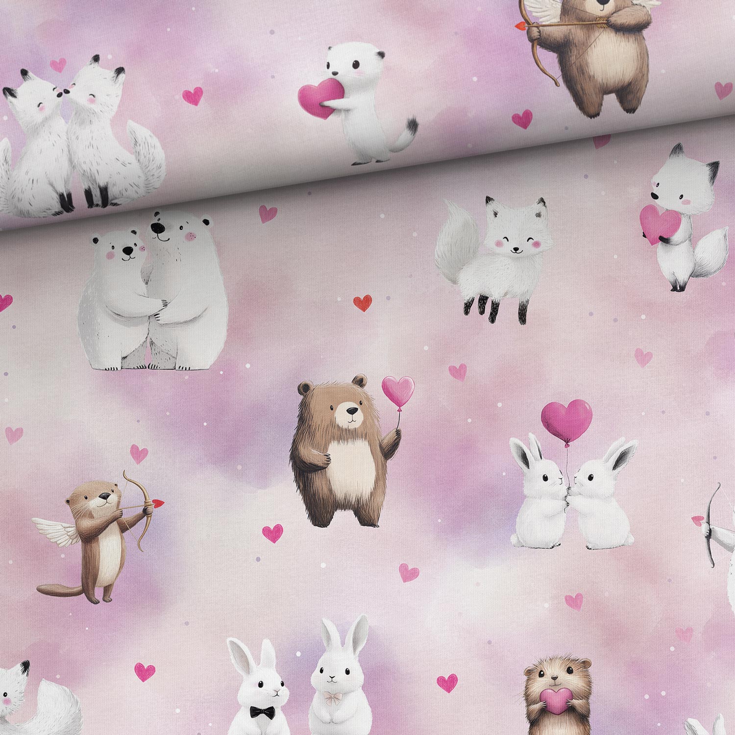 Attēls ar Kokvilnas cilpiņtrikotāža - milestība virmo gaisā 250 g/m² – pieejams Šarlotes audumi