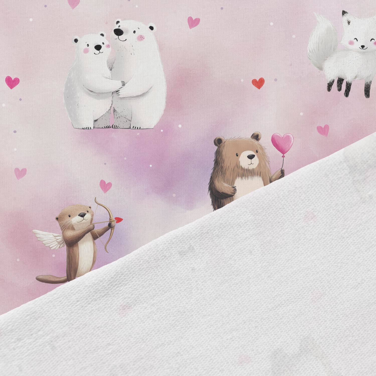 Attēls ar Kokvilnas cilpiņtrikotāža - milestība virmo gaisā 250 g/m² – pieejams Šarlotes audumi