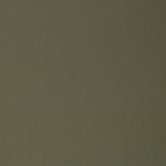 Image of cotton loopback knit in olive green, 230 g/m² – available online at Šarlotes audumi