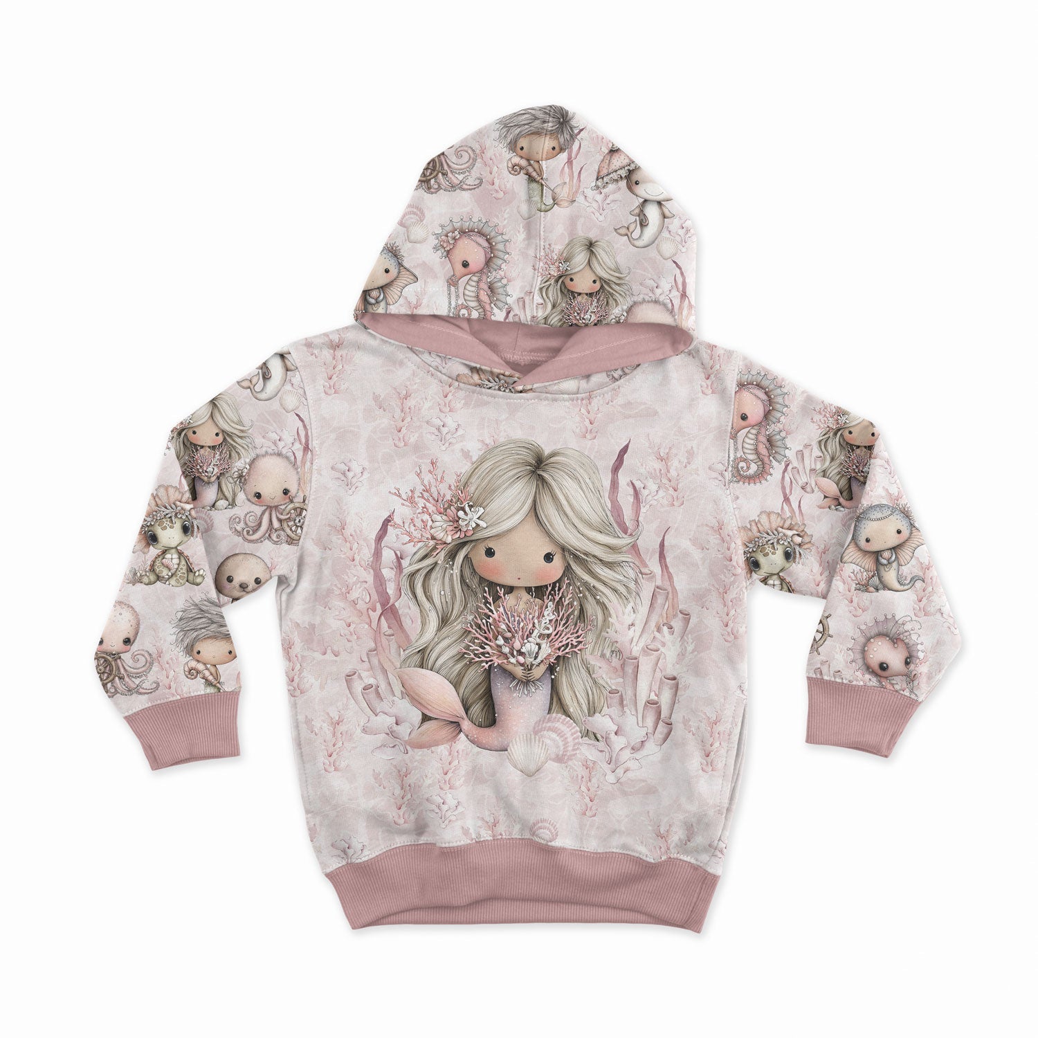 Image en maille bouclette en coton - océan perlé 250 g/m² | Design - 16 – disponible chez Šarlotes audumi