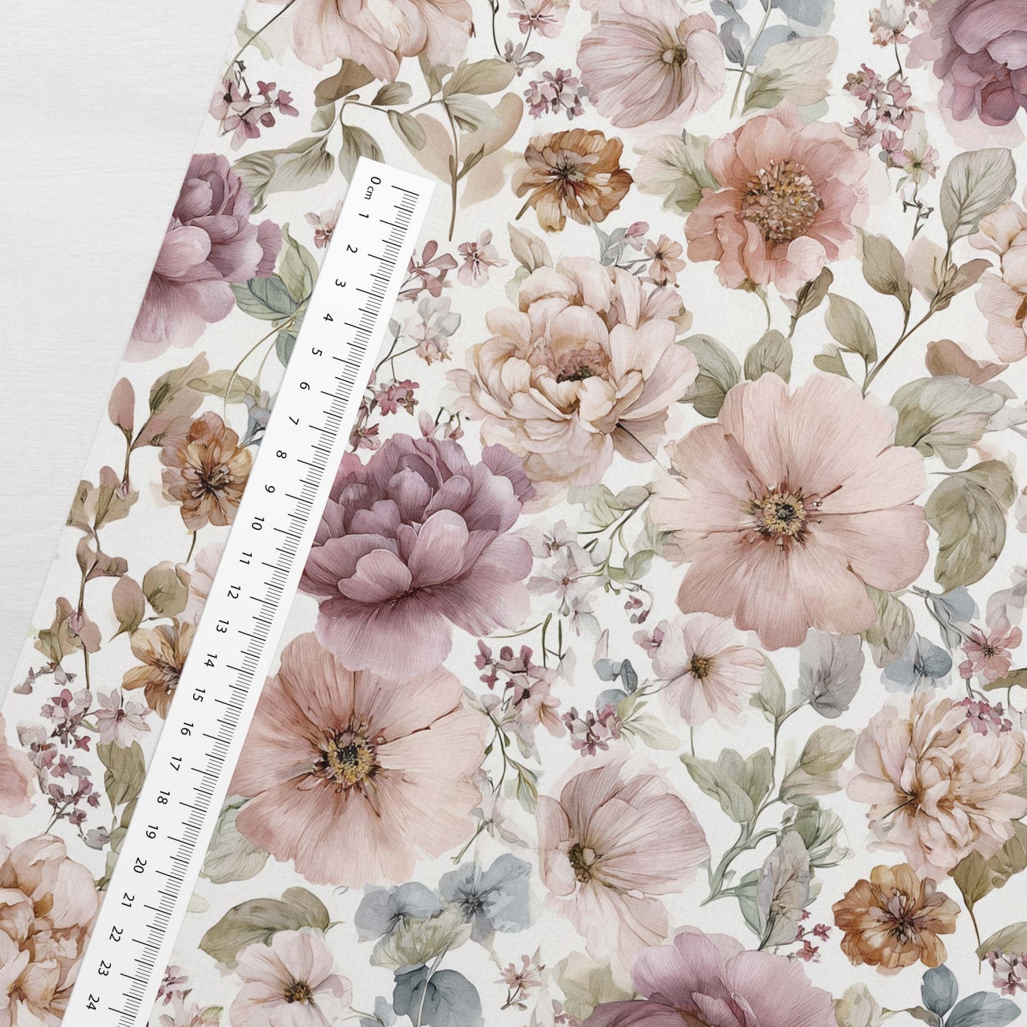 Attēls ar Kokvilnas cilpiņtrikotāža - pūderziedi 250 g/m² – pieejams Šarlotes audumi