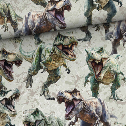 Kokvilnas cilpiņtrikotāža - T - rex 250 g/m²