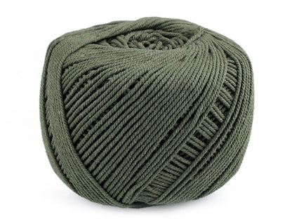 Image avec corde en coton pour macramé (macrame) 2–2,5 mm | différentes teintes – disponible chez Šarlotes audumi