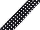 noir à pois blancs