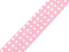 Rose à pois blancs