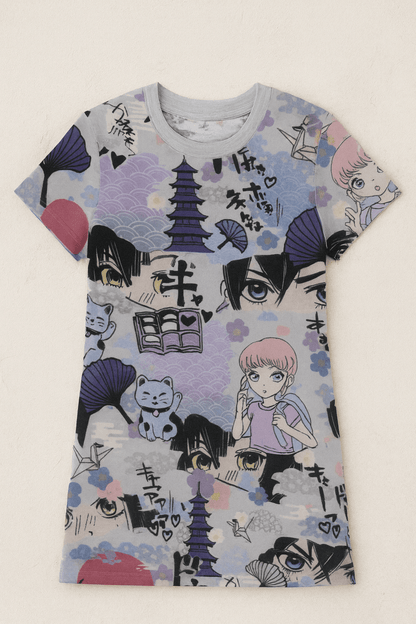 Jersey de coton - anime 200 g/m²
