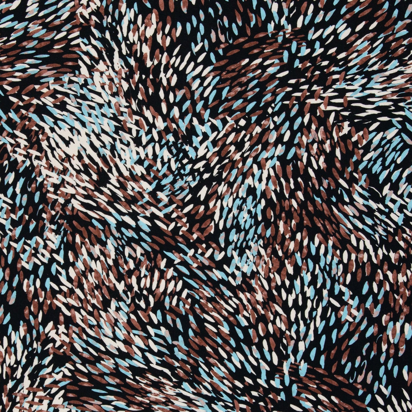 Attēls ar Kokvilnas trikotāža - apstrakts punktiņu raksts 200 g/m² – pieejams Šarlotes audumi