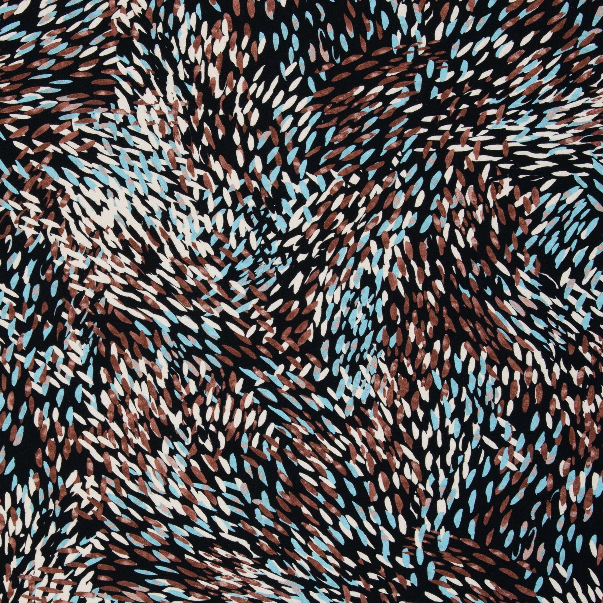 Attēls ar Kokvilnas trikotāža - apstrakts punktiņu raksts 200 g/m² – pieejams Šarlotes audumi