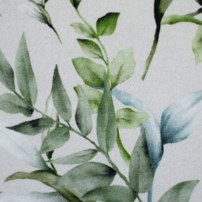 Cotton knit fabric - eucalyptus branches 200 g/m²