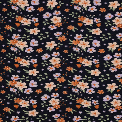 Jersey en coton à petites fleurs 220 g/m²