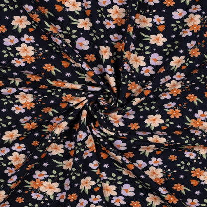 Jersey de coton - petites fleurs 220 g/m²