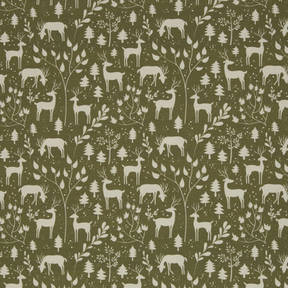 Jersey de coton - motif forestier 230 g/m²