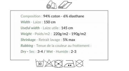 Jersey de coton - petites souris sur fond rose pâle 220 g/m²