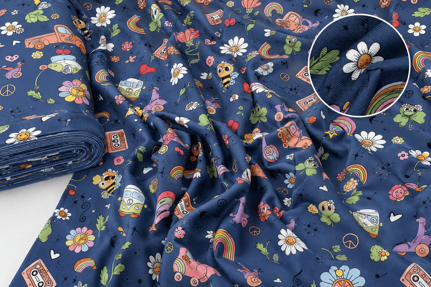 Image de jersey en coton - ambiance estivale 200 g/m² – disponible chez Šarlotes audumi