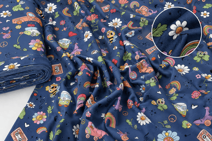 Image de jersey en coton - ambiance estivale 200 g/m² – disponible chez Šarlotes audumi