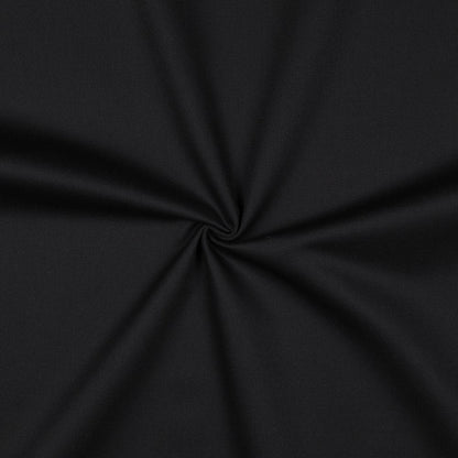 Tissu twill en coton 250 g/m² – noir – disponible chez Šarlotes audumi