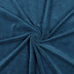Attēls ar Kokvilnas velūrs - petrol 250 g/m² – pieejams Šarlotes audumi