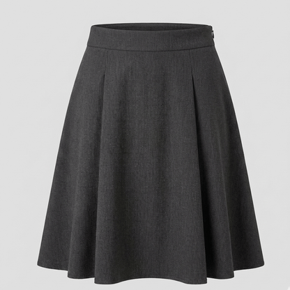 Image du tissu de costume à fine rayure lurex | gris | 195 g/m² | 145 cm – disponible chez Šarlotes audumi