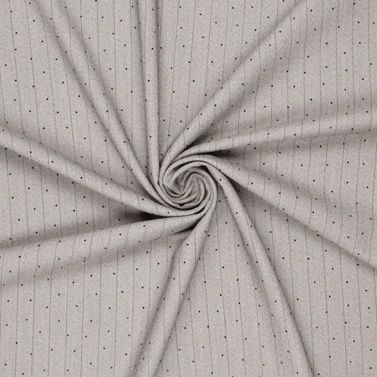 Image d’un tissu pour costume gris à motif fin, disponible en ligne chez Šarlotes audumi