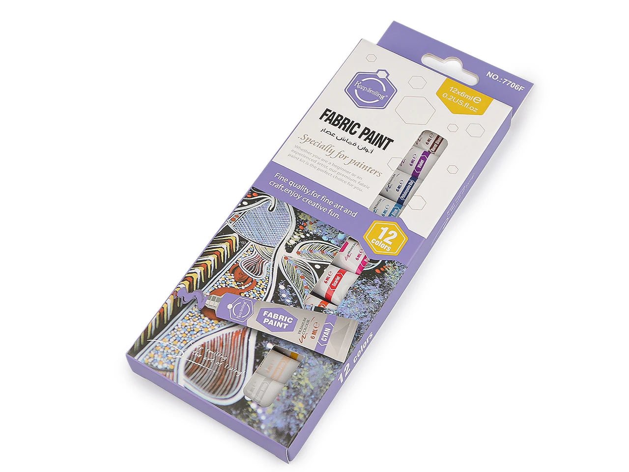 Image avec tissus colorés, textile - 12 pièces – disponible chez Šarlotes audumi