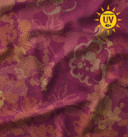 Image with Lycra fabric - flowers 190 g/m² – available at Šarlotes audumi