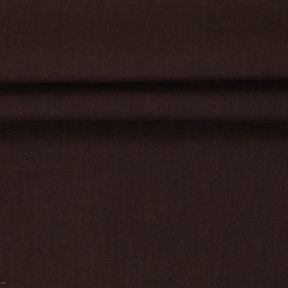 Image du tissu en lin – chocolat noir 235 g/m² – disponible chez Šarlotes audumi