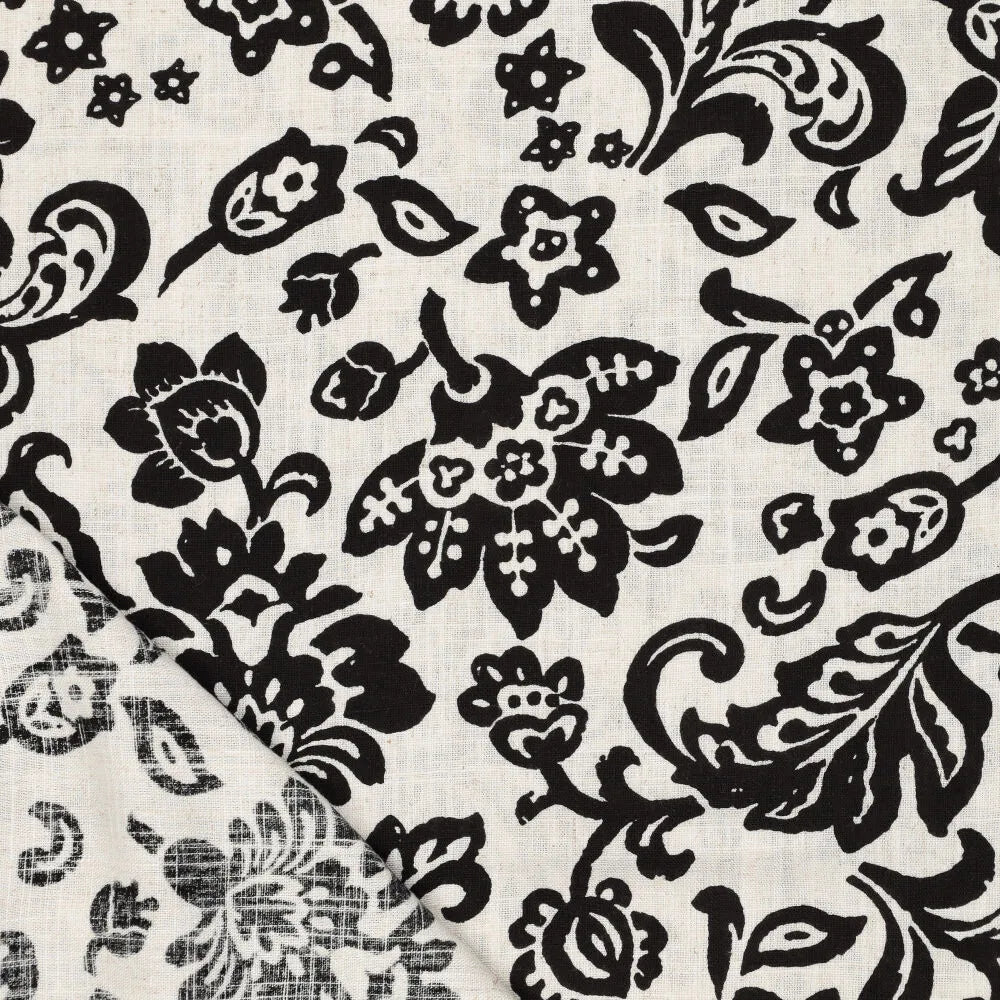 Attēls ar Lins ar viskozi - elegants raksts 180 g/m² – pieejams Šarlotes audumi