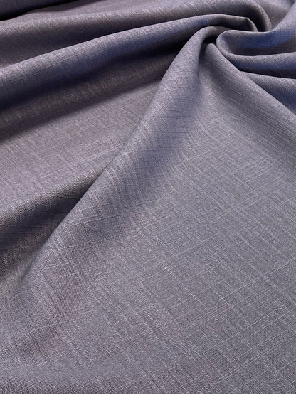 Lin et viscose - gris acier 200 g/m²