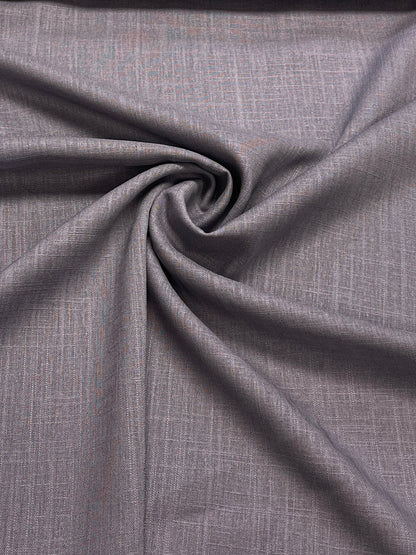 Lin avec viscose - gris acier 200 g/m²