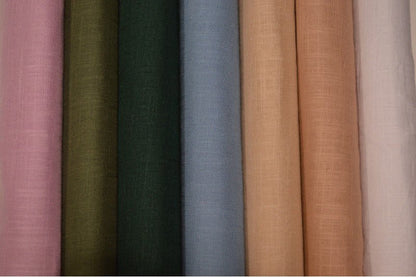 Lin avec viscose - vieux rose 200 g/m²