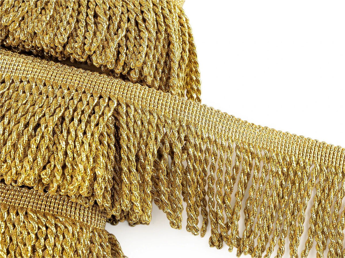Bild mit Lurex-Fransen, 80 mm – online erhältlich bei Šarlotes audumi