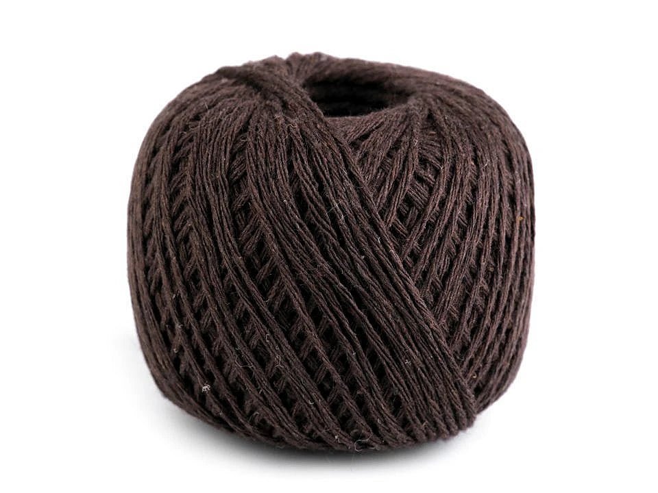 Attēls ar Makramē aukla kokvilnas Ø2 50 m| dažādu toņu – pieejams Šarlotes audumi