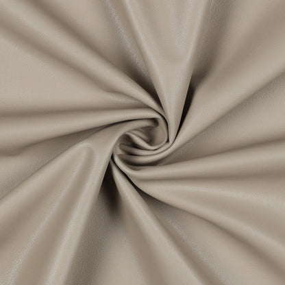 Simili cuir avec élasthanne - beige gris 260 g/m²