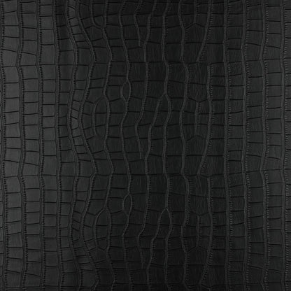 Cuir synthétique noir texturé 340 g/m²