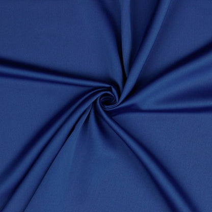 Tissu en soie artificielle bleu bleuet 140 g/m²