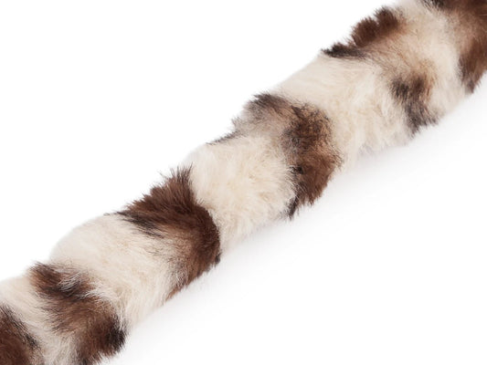 Attēls mit Kunstfellband mit Tiermuster – 2,5 cm, 1 Meter – online erhältlich bei Šarlotes audumi