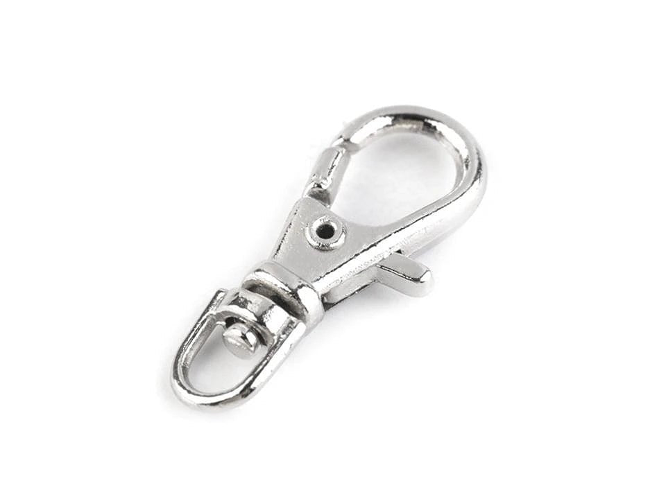 Attēls ar Metāla karabīne 4 mm 5 gab|dažādu toņu – pieejams Šarlotes audumi