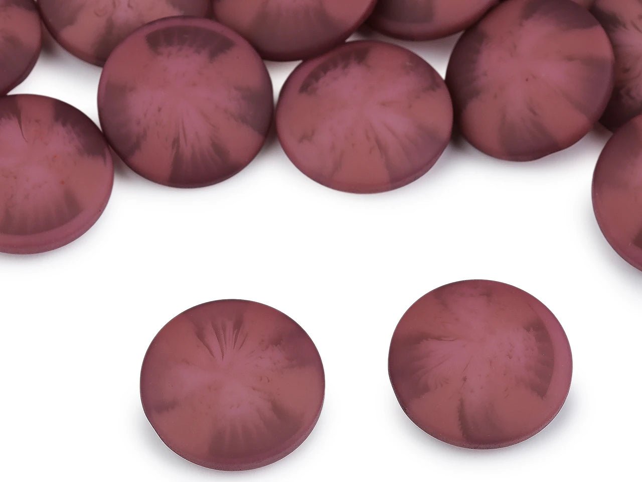 Attēls ar Mēteļu un jaku pogas ar samta efektu | 21 mm, 25 mm, 30 mm| vecrozā – pieejams Šarlotes audumi