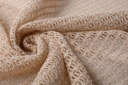 Tissu en dentelle - beige 345 g/m²
