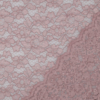 Image de tissu en dentelle - lilas fumé 130 g/m² – disponible chez Šarlotes audumi