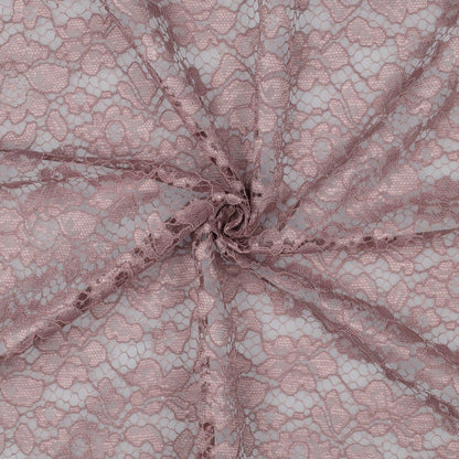Image de tissu en dentelle - lilas fumé 130 g/m² – disponible chez Šarlotes audumi