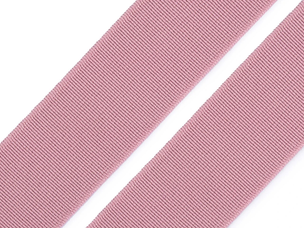 Attēls ar Mīksta gumija 25 mm | Elastīga gumija apģērbu šūšanai - pūderrozā – pieejams Šarlotes audumi