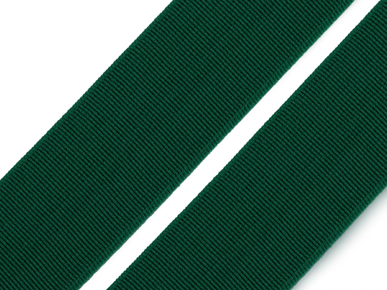 Attēls ar Mīksta gumija 25 mm | Elastīga gumija apģērbu šūšanai - tumši zaļa – pieejams Šarlotes audumi