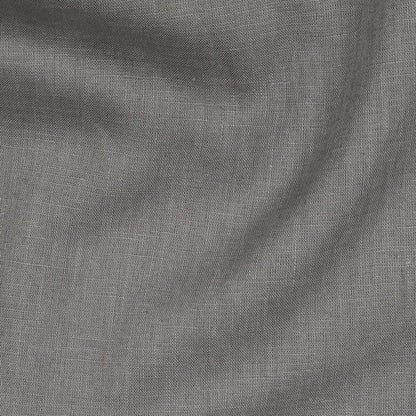 Attēls ar Mīkstināts lina audums - tumši pelēks 170 g/m² – pieejams Šarlotes audumi