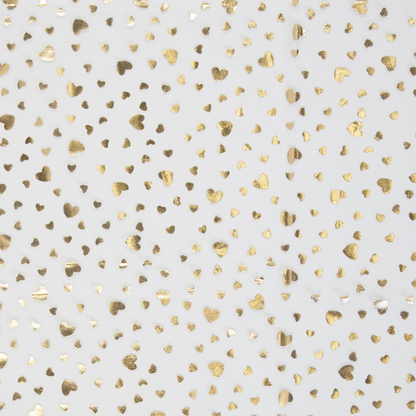 Attēls ar Mīksts tills ar zelta sirsniņām 20 g/m² – pieejams Šarlotes audumi