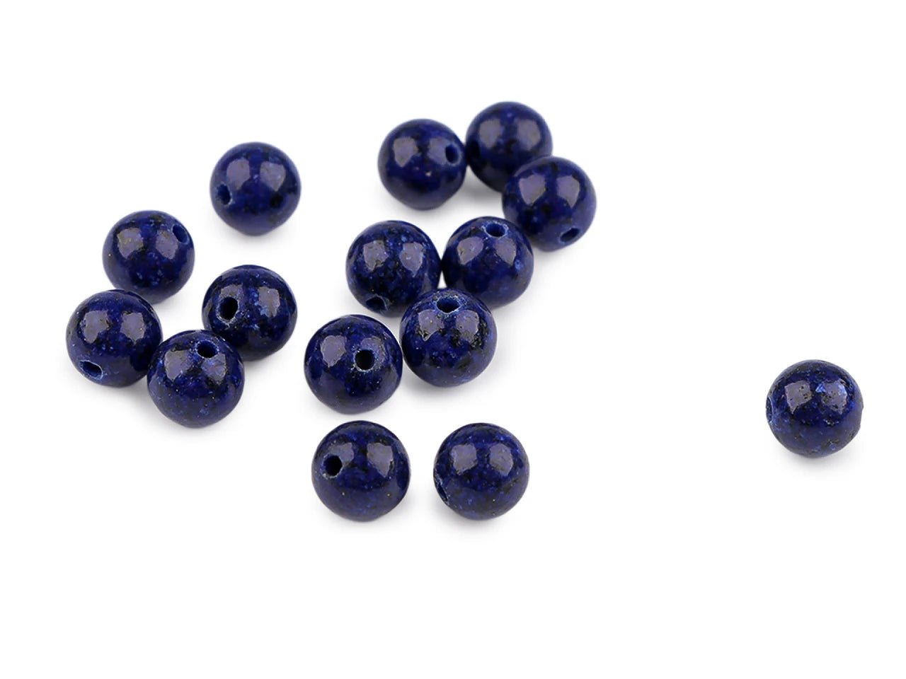 Image de perles minérales pour la création de bijoux – 6 mm, 15 pcs – disponibles en ligne chez Šarlotes audumi