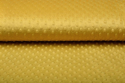 Polaire Minky couleur moutarde 260 g/m²