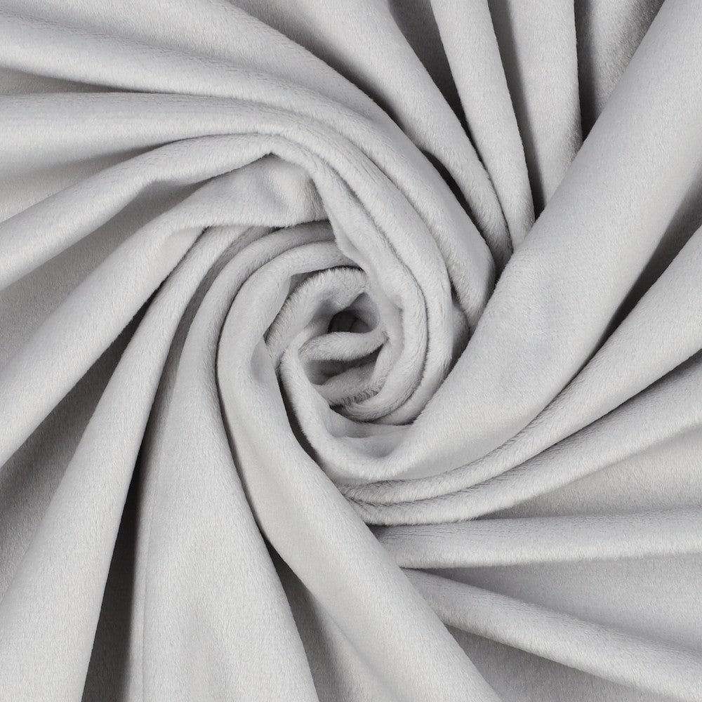 Attēls ar Minky flīss(gludais) - pelēks 260 g/m² – pieejams Šarlotes audumi