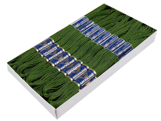 Attēls ar Mulinē diegs - zaļš 8 m 6692 – pieejams Šarlotes audumi