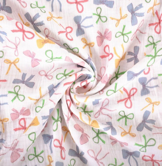 Attēls ar Muslīns - bantes 120 g/m² – pieejams Šarlotes audumi